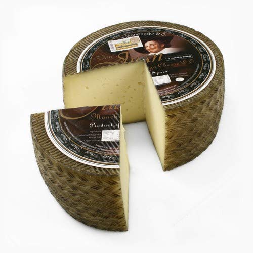 igourmet Spanish Manchego Cheese DOP - 2 Pound Club Cut