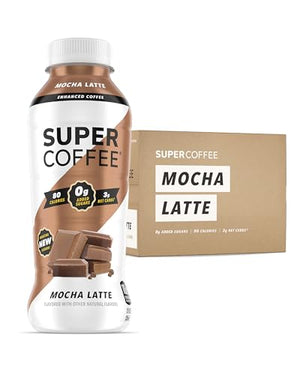 KITU SUPER COFFEE, Keto Protein Coffee, Mocha, 12 Pack