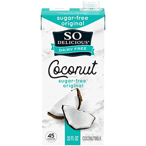 So Delicious Dairy Free Coconut Milk, 1 Quart (Pack of 12)