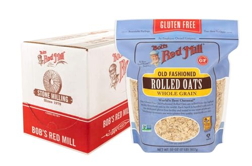 Bob's Red Mill Old Fashioned Rolled Oats, 32 Oz (4 Pack)