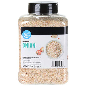 Amazon Brand - Happy Belly Onion Minced, 15 oz