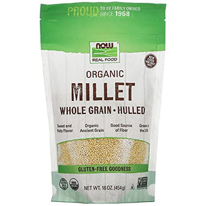 NOW Foods Organic Millet, 16 Oz