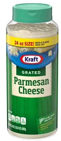 Kraft Grated Parmesan Cheese, 24 oz (2 Pack)