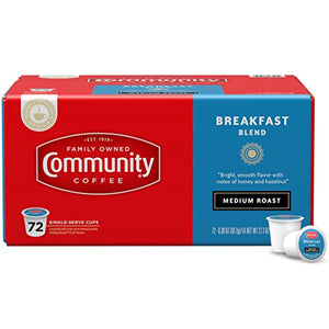 Community Coffee Breakfast Blend 72 Count Coffee Pods