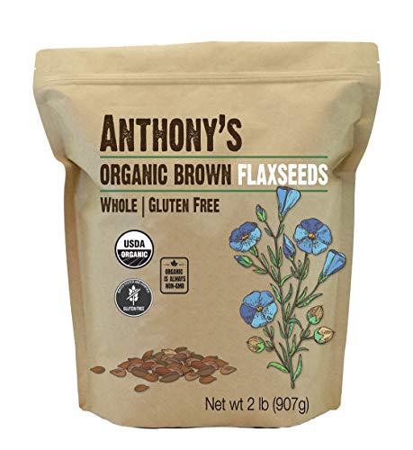 Anthony's Organic Brown Whole Flaxseed, 2 lb