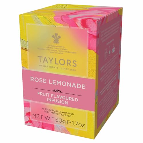 Taylors of Harrogate Rose Lemonade Infusion, 20 Teabags