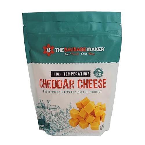 High Temperature Cheddar Cheese for Sausage Making, 1 lb