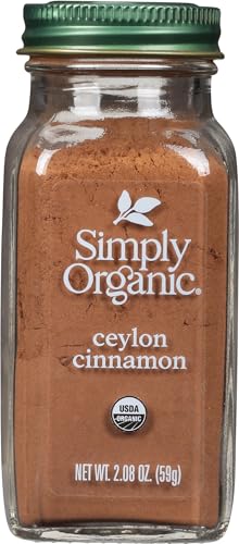 Simply Organic Ceylon Ground Cinnamon, 2.08 Ounce