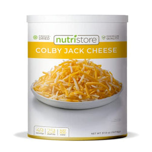 Nutristore Freeze-Dried Colby Jack Cheese, 1-Pack