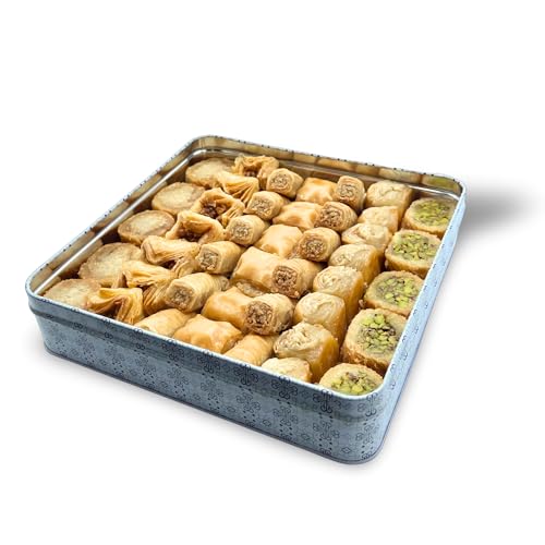 Al Bohsali Premium Mediterranean Baklava Assorted Mix, 43 Count