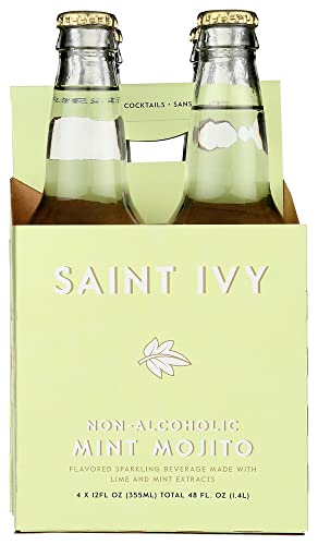 Saint Ivy Non Alcoholic Virgin Mint Mojito, 4-Pack