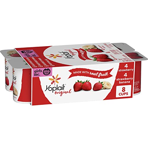 Yoplait Original Low Fat Yogurt Pack, 8 Ct, 6 oz Cups