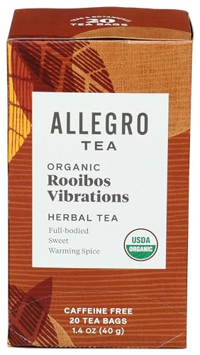 Allegro Organic Rooibos Vibrations Tea Bags, 20 ct