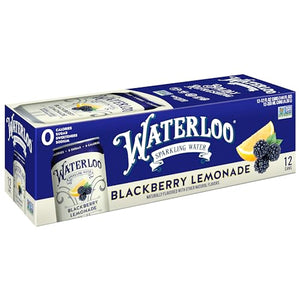 Waterloo Sparkling Water, Blackberry Lemonade, 12 Fl Oz, 12 Pack