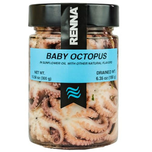 Renna Baby Octopus in Oil, 10.58 oz