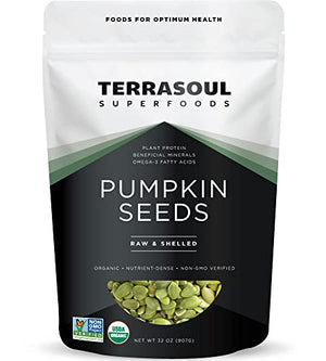 Terrasoul Superfoods Organic Pumpkin Seeds, 2 Lbs