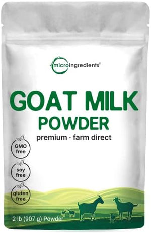 Goat Milk Powder, 2 Lb, Grass Fed Source