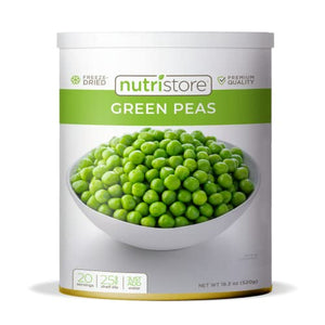 Nutristore Freeze Dried Green Peas, 18.3 oz, 20 Servings