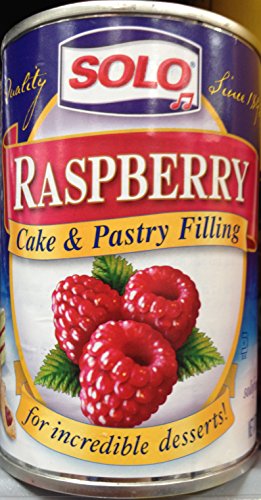 Solo Cake/Pastry Filling Raspberry, 12 oz (Pack of 2)