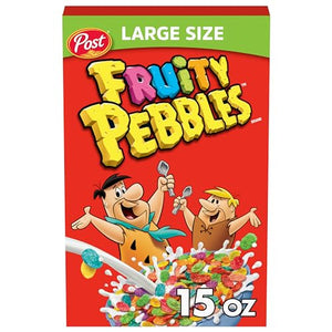 Pebbles Fruity PEBBLES Cereal, 15 OZ Box