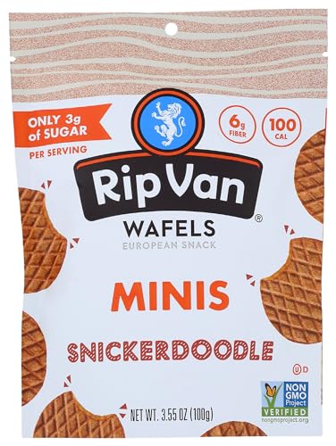 RIP VAN WAFELS Snickerdoodle Mini Wafels, 3.55 OZ