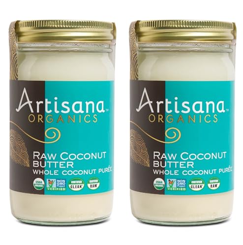 Artisana Organics Raw Coconut Butter, 2 Pack (14 oz)