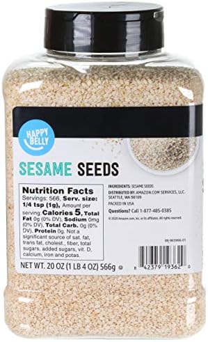 Amazon Brand - Happy Belly Sesame Seed, 20 oz