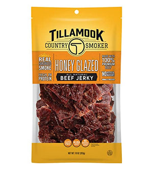 Tillamook Country Smoker Honey Glazed Beef Jerky, 10 oz