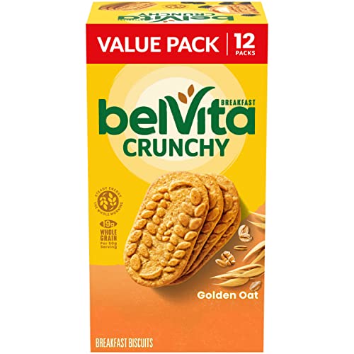 belVita Golden Oat Breakfast Biscuits, 12 Packs