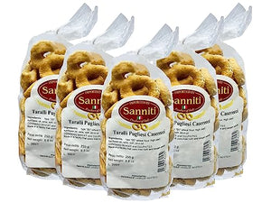 Sanniti Italian Taralli Pugliese Caserecci, 8.8 oz (Pack 5)