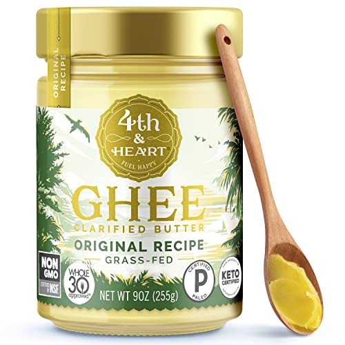 4th & Heart Original Grass-Fed Ghee, 9 Ounce