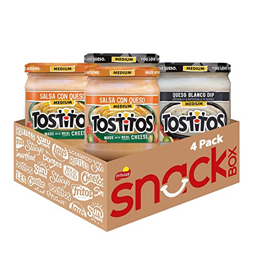 Tostitos Queso Variety Pack, 11.25 Ounce (4 Pack)