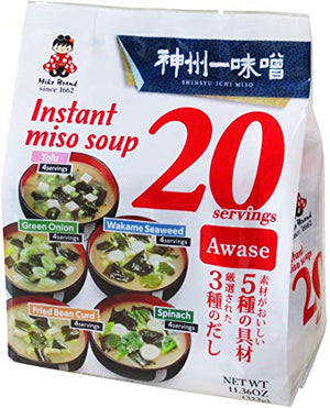 Miko Brand Miso Soup 20 Piece Value Pack, 11.36 Ounce