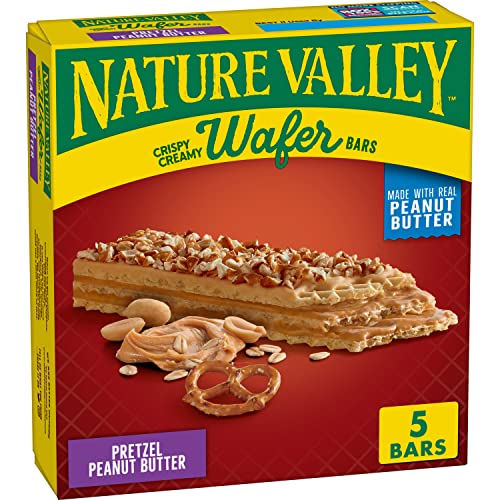 Nature Valley Wafer Bars, Pretzel Peanut Butter, 5 ct