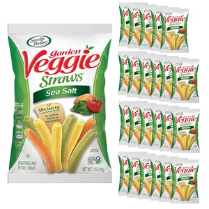 Sensible Portions Veggie Straws, Sea Salt, 24-Pack