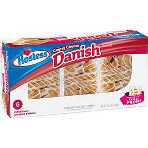 Hostess Cherry Cheese Danish, 36 Count