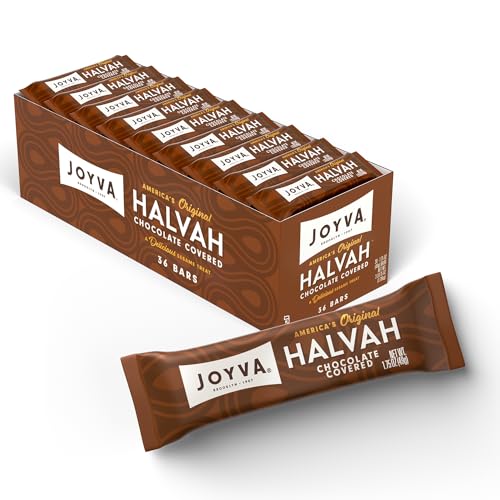 Joyva Chocolate Covered Halvah, 1.75oz Pack of 36