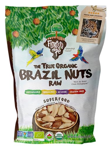 Floresta em Pé Organic Brazil Nuts, 15oz, Raw & Unsalted