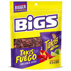 BIGS Takis Fuego Sunflower Seeds, 8-Pack