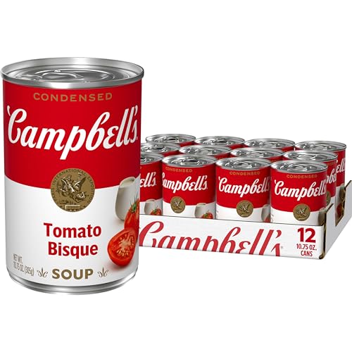 Campbell's Condensed Tomato Bisque, 10.75 oz, 12 Pack