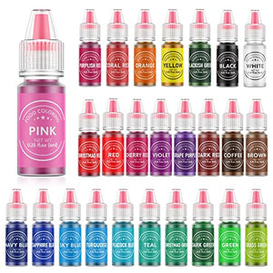 Food Coloring for Baking - 26 Vibrant Cake Coloring Set