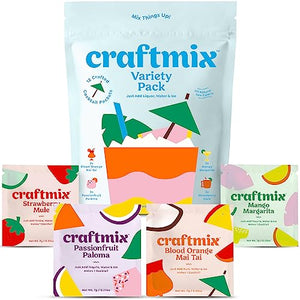 Craftmix Variety Pack, Makes 12 Drinks, Skinny Cocktail Mixers