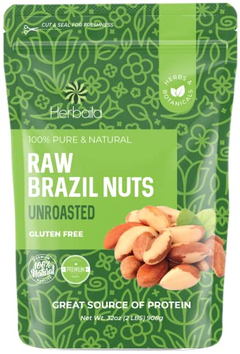 Brazil Nuts Raw, 2lb, Non-GMO, Vegan