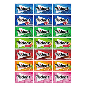 Trident Sugar Free Gum Variety Pack, 21 Packs