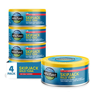 Wild Planet Skipjack Tuna, 4 Pack