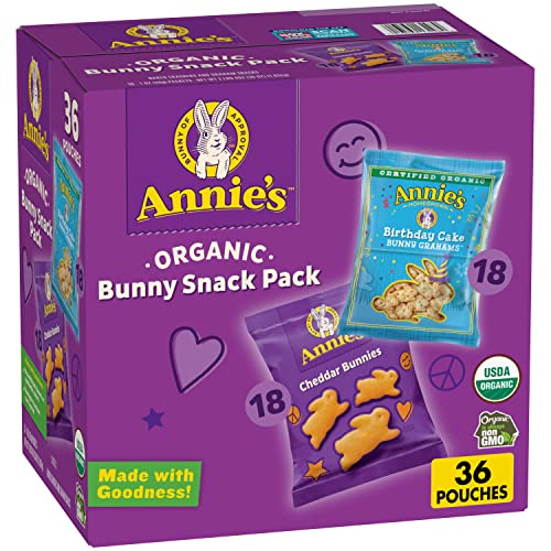 Annie's Organic Birthday Cake Bunny Grahams, 36 oz