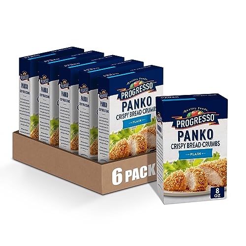 Progresso Panko Crispy Bread Crumbs, 8 oz (Pack of 6)