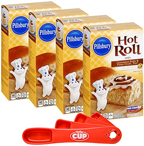 Pillsbury Hot Roll Mix, 16-Ounce Box (Pack of 4)