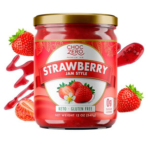 Keto Strawberry Jam, No Sugar Added, 12 oz