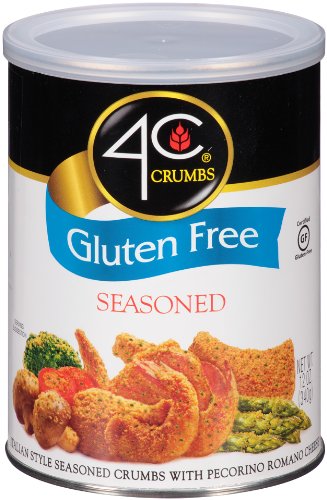 4C Premium Gluten Free Bread Crumbs, Seasoned, 12 oz